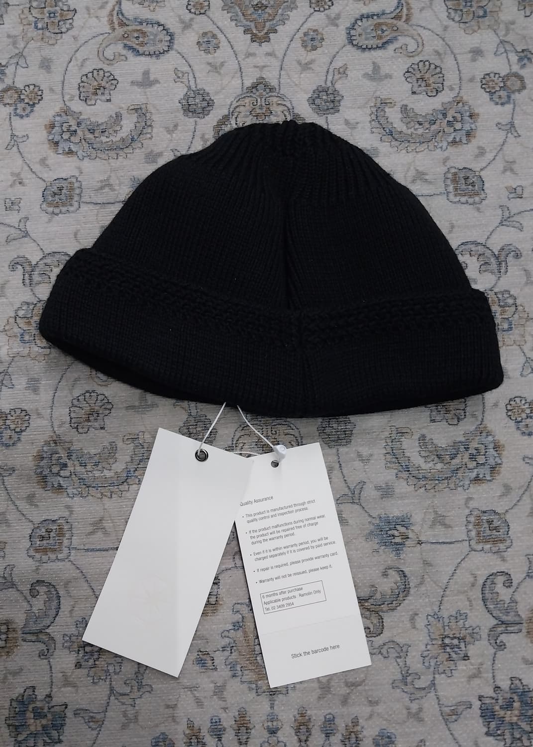 (새상품) 라모랭 숏비니 stick 버젼 블랙 1사이즈 상품이미지2