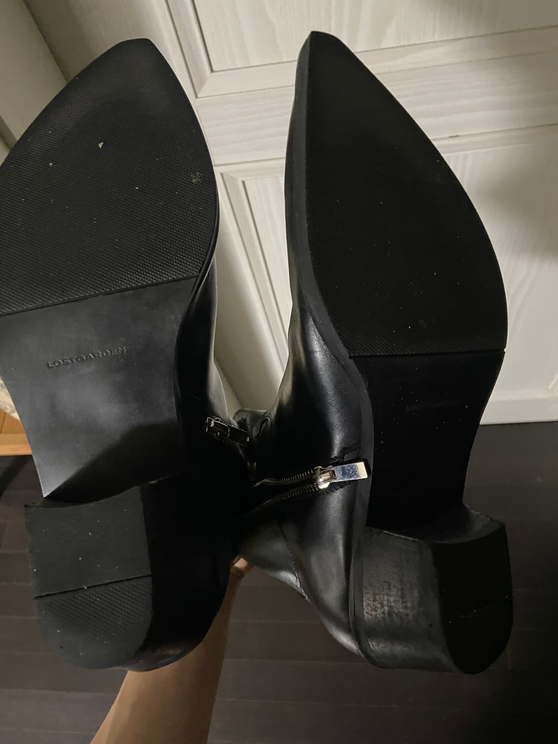 lostgarden victor black 레더부츠 상품이미지6