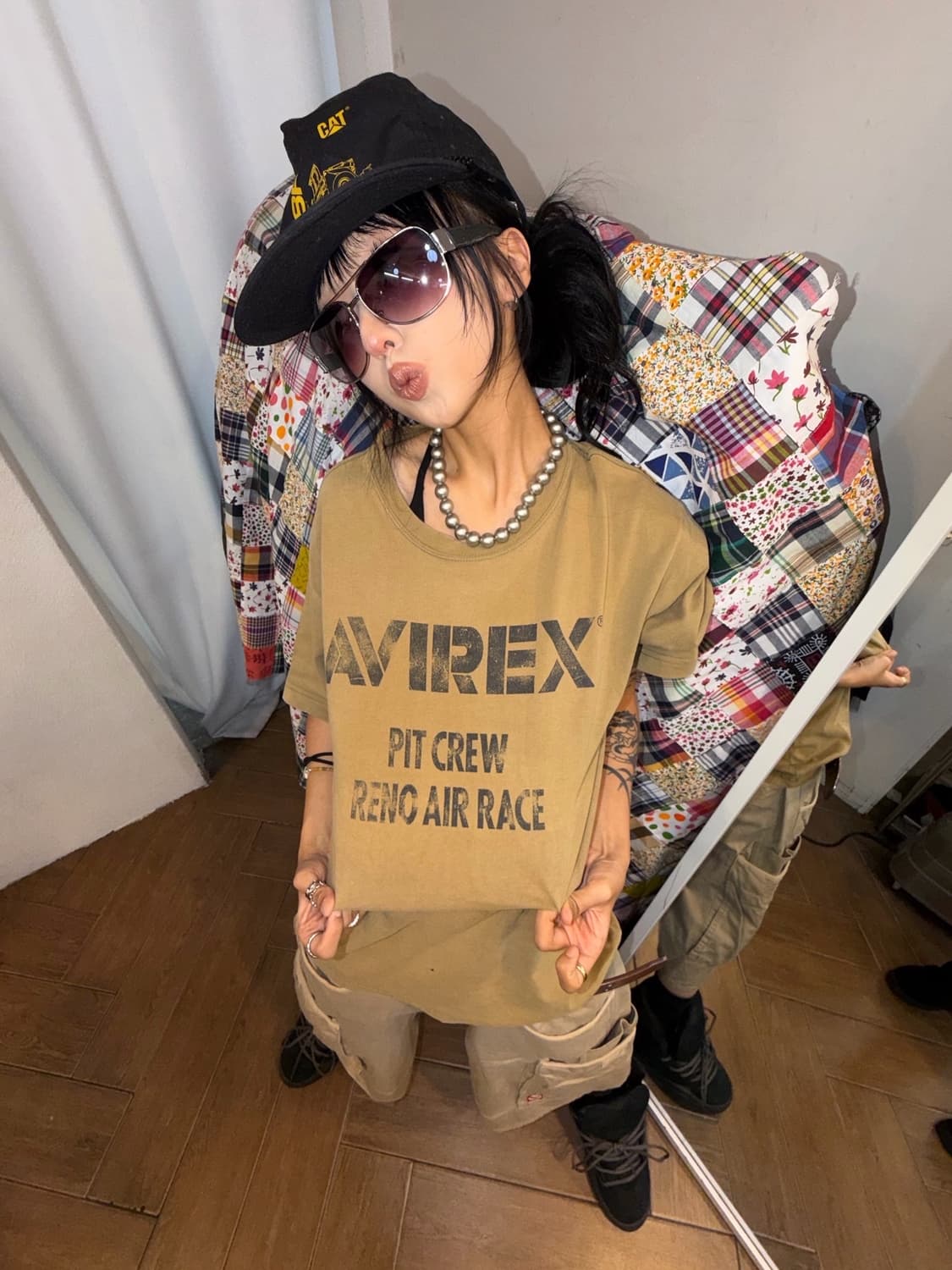 < Avirex Damage Logo T-shirt > 상품이미지1
