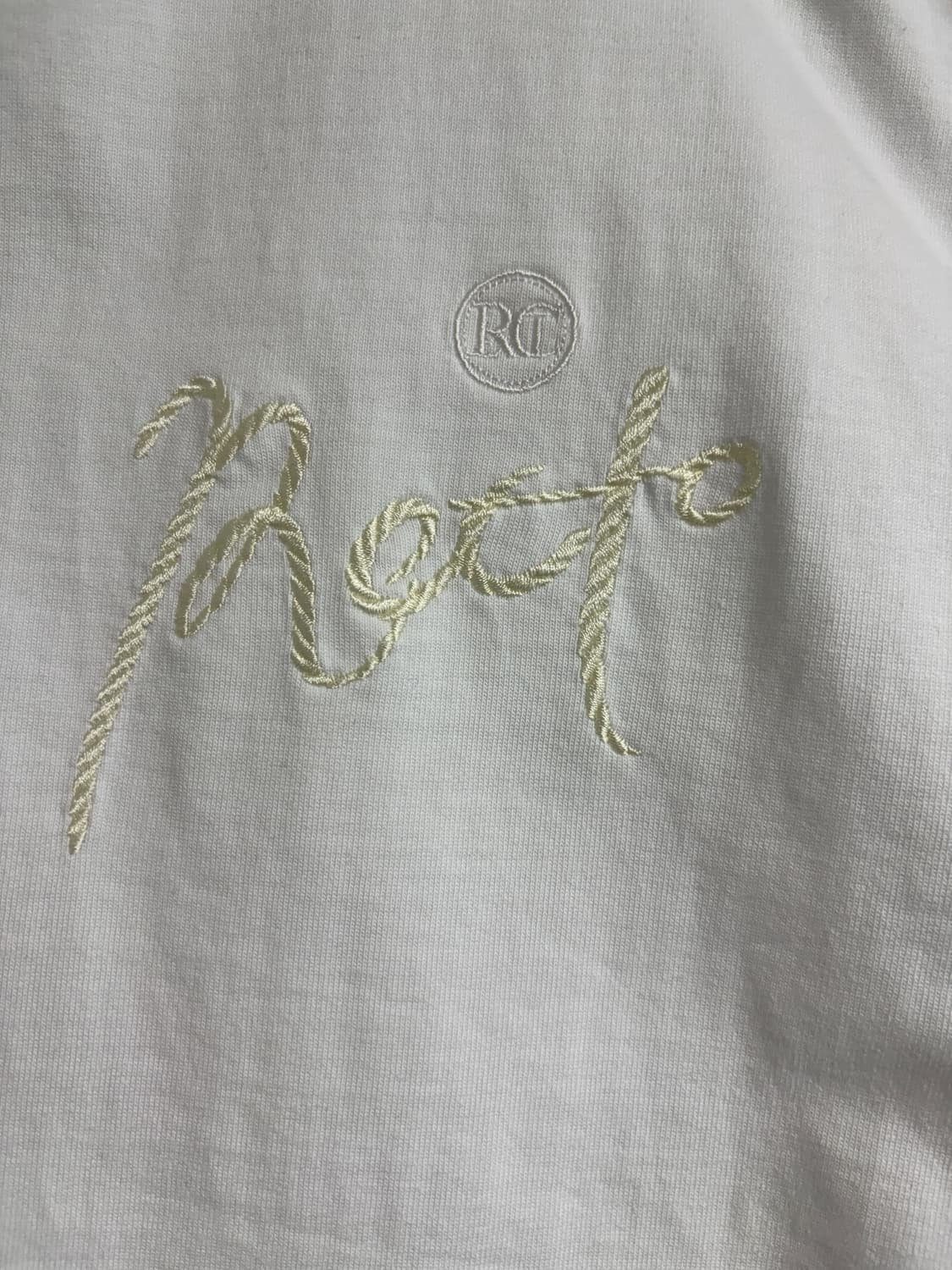 렉토 자수로고 반팔 티셔츠 S (100-105사이즈감) 상품이미지2