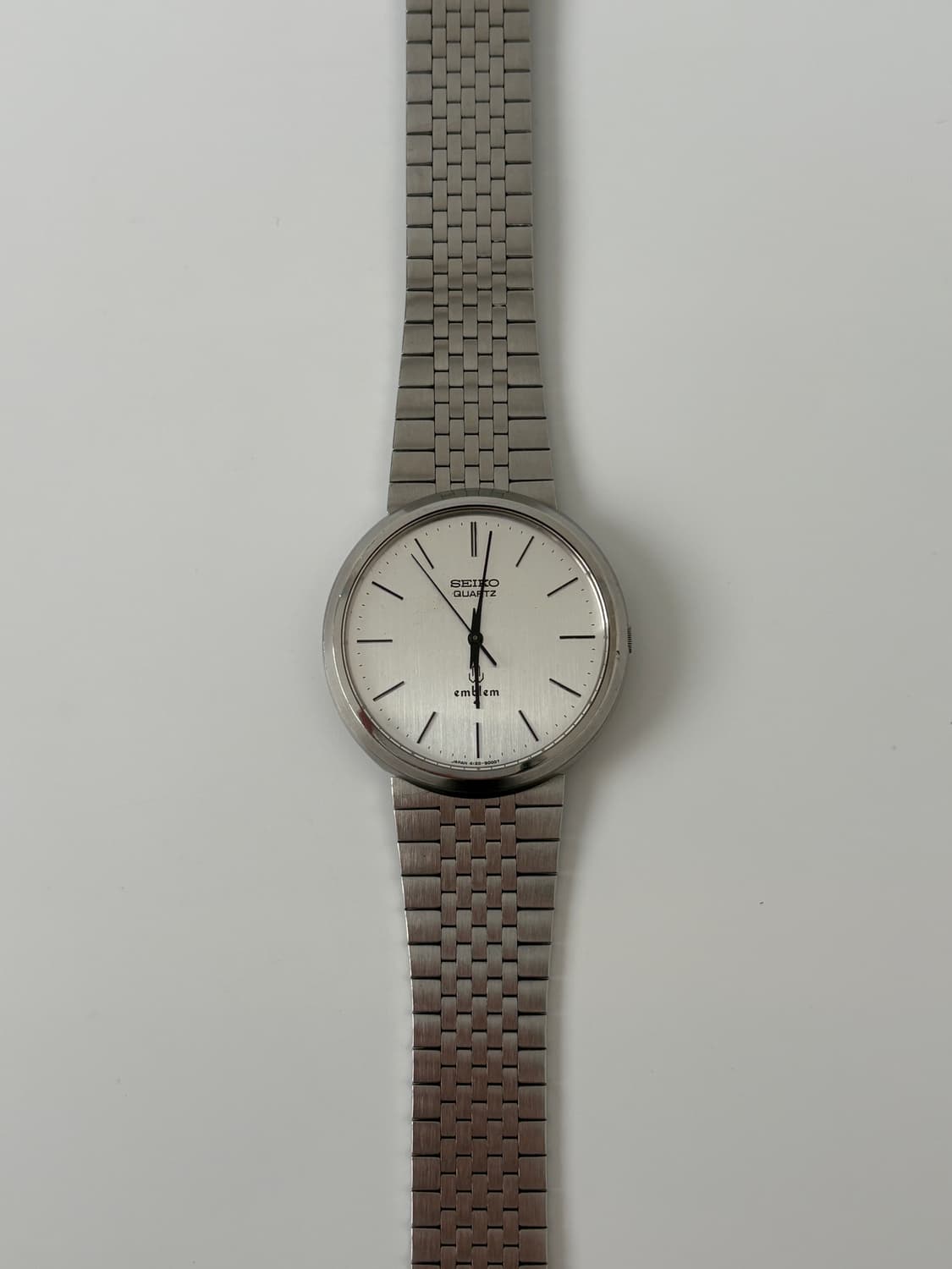 70s emblem silver round quartz 상품이미지3