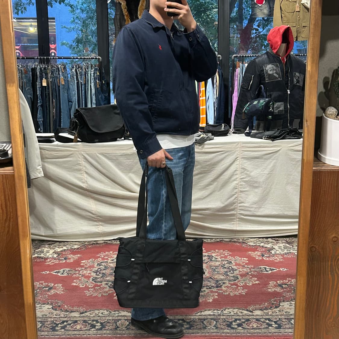 노스페이스 블랙 숄더백 토트백 상품이미지10