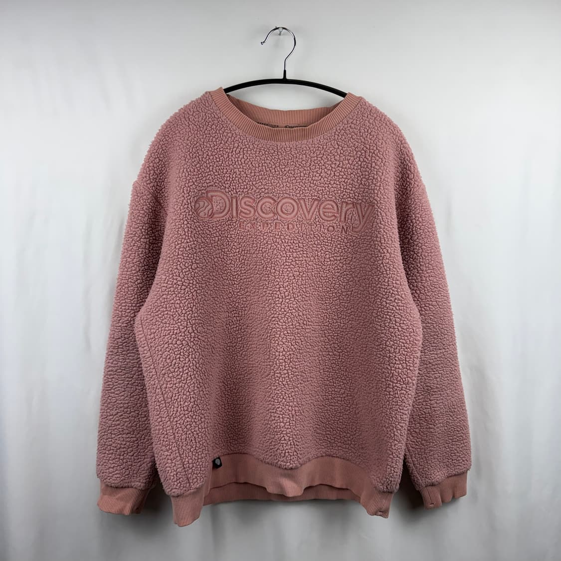 (95) 디스커버리 양털 셰르파 맨투맨 핑크 상품이미지2