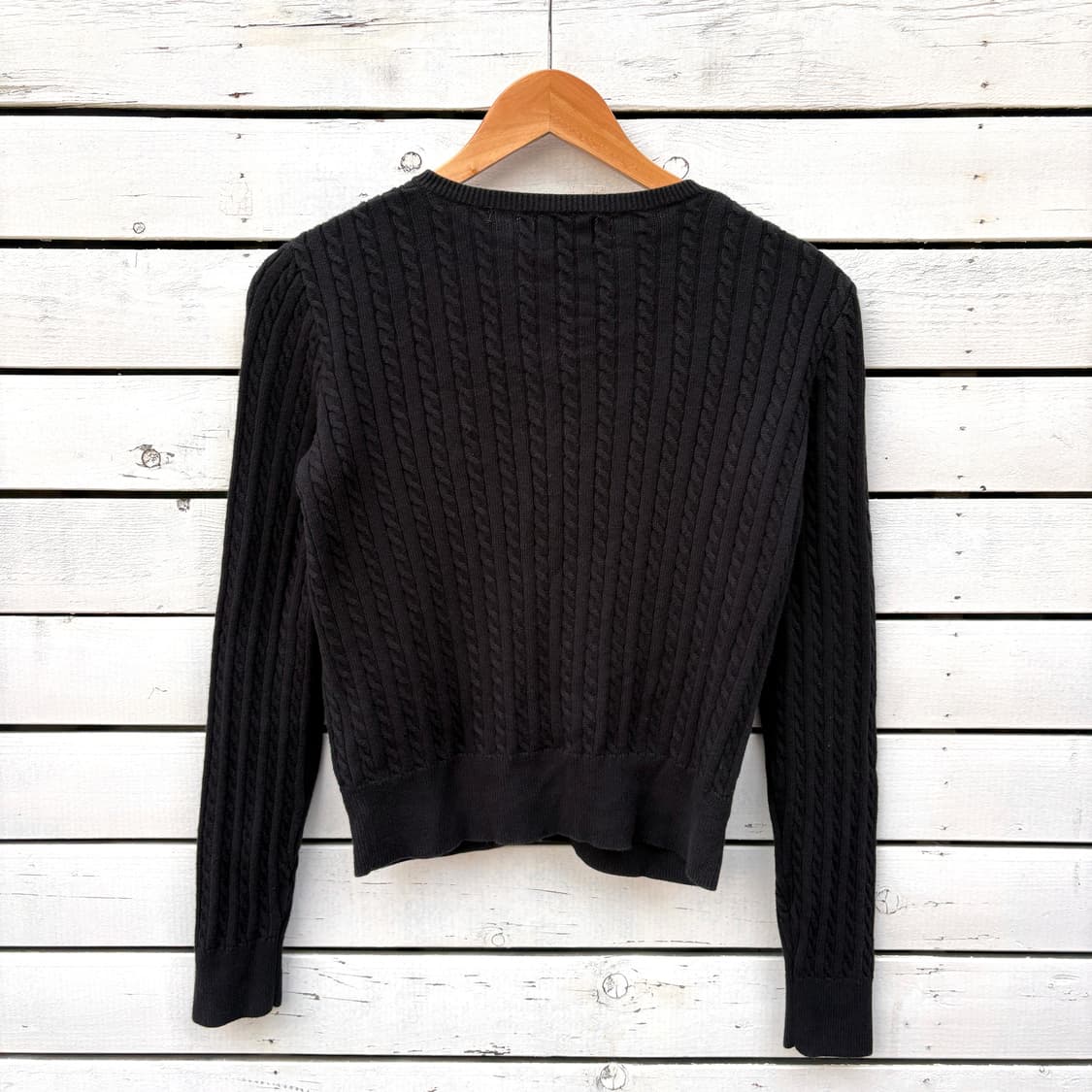 Polo 폴로 케이블 꽈배기 니트 가디건 상품이미지2