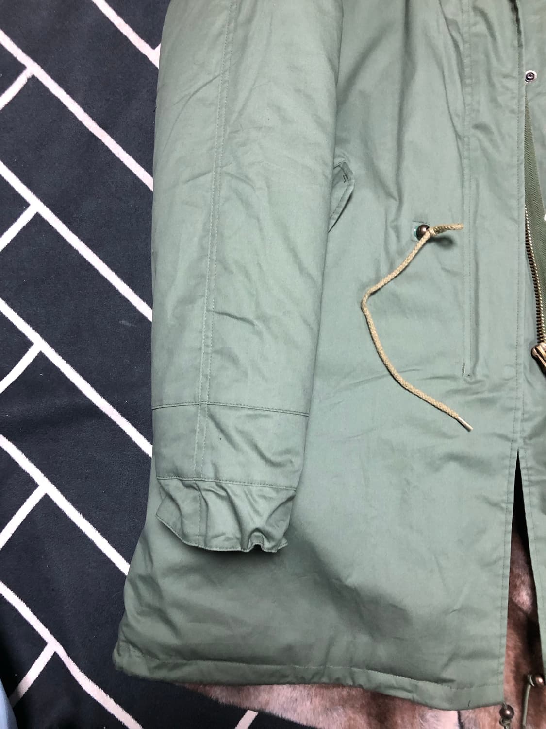 (새제품특가)미스터앤미세스st 빅라쿤퍼 야상패딩/무스탕에르메스올세인츠 상품이미지2