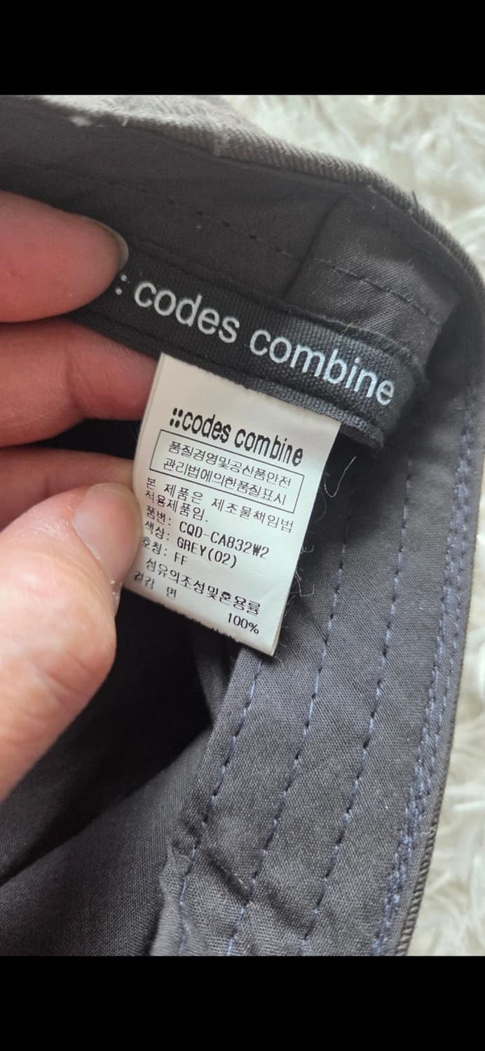 코데즈컴바인 지퍼 스터드 캡 상품이미지2