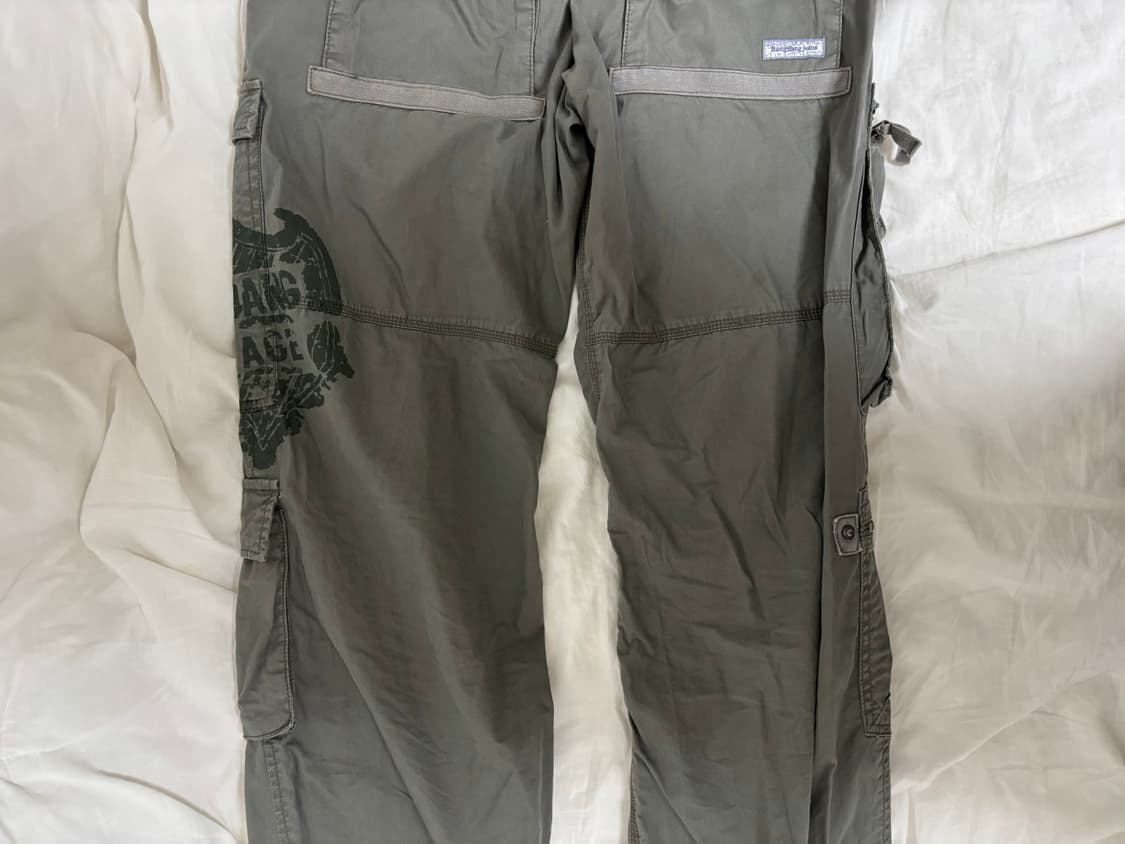 뱅뱅 빈티지 진스 카고 유틸리티 포켓 워크팬츠 상품이미지8