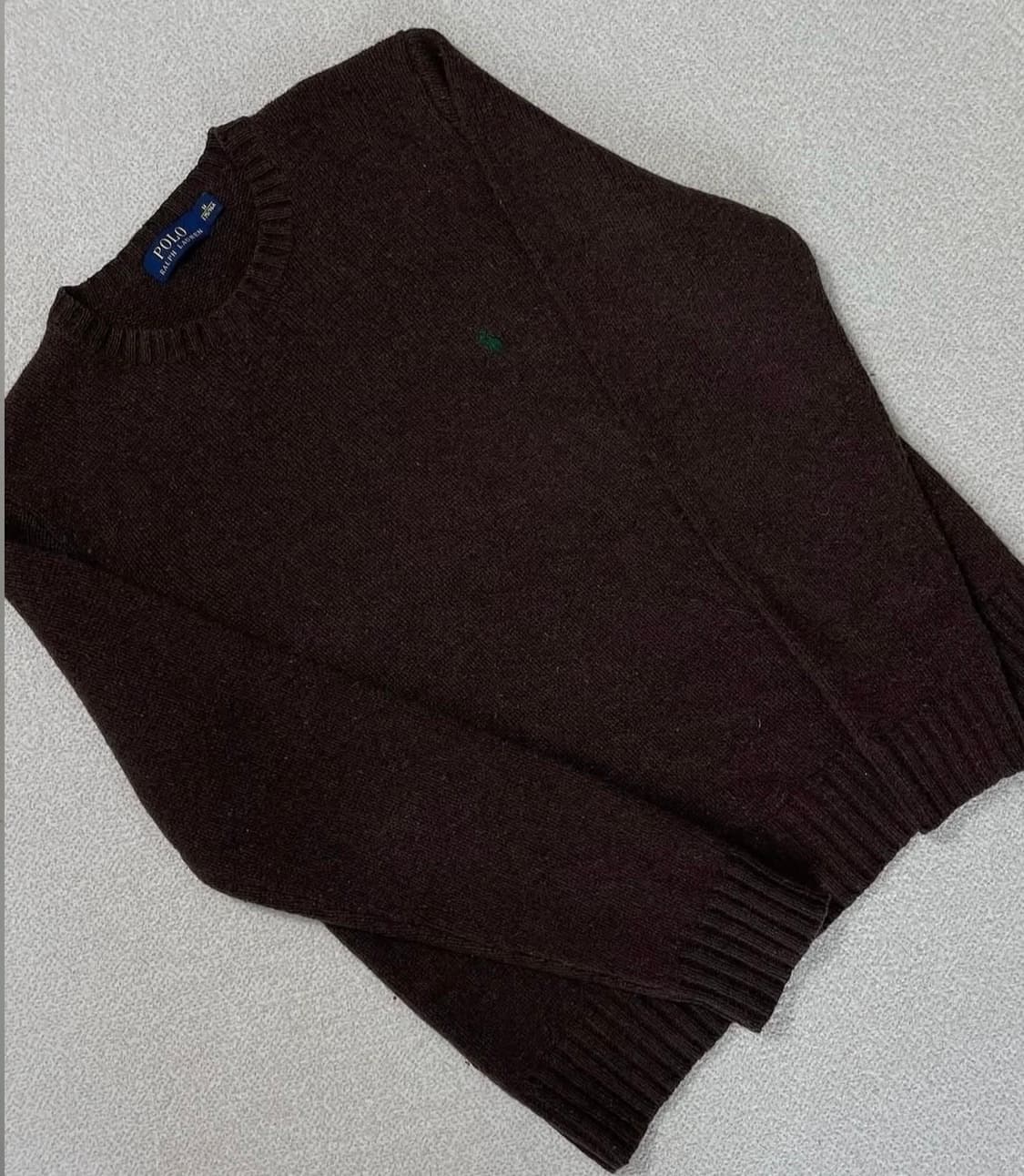 폴로 브라운 니트 M 상품이미지1