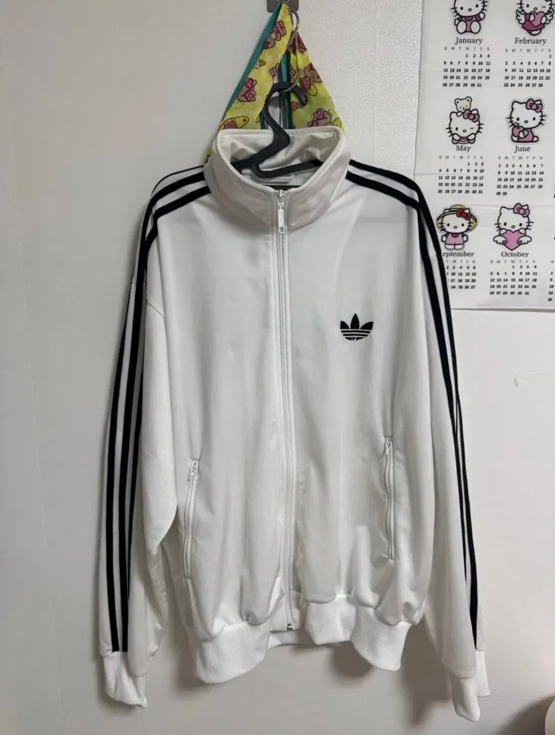 아디다스 화이트 구파이어버드 져지 XL 상품이미지2