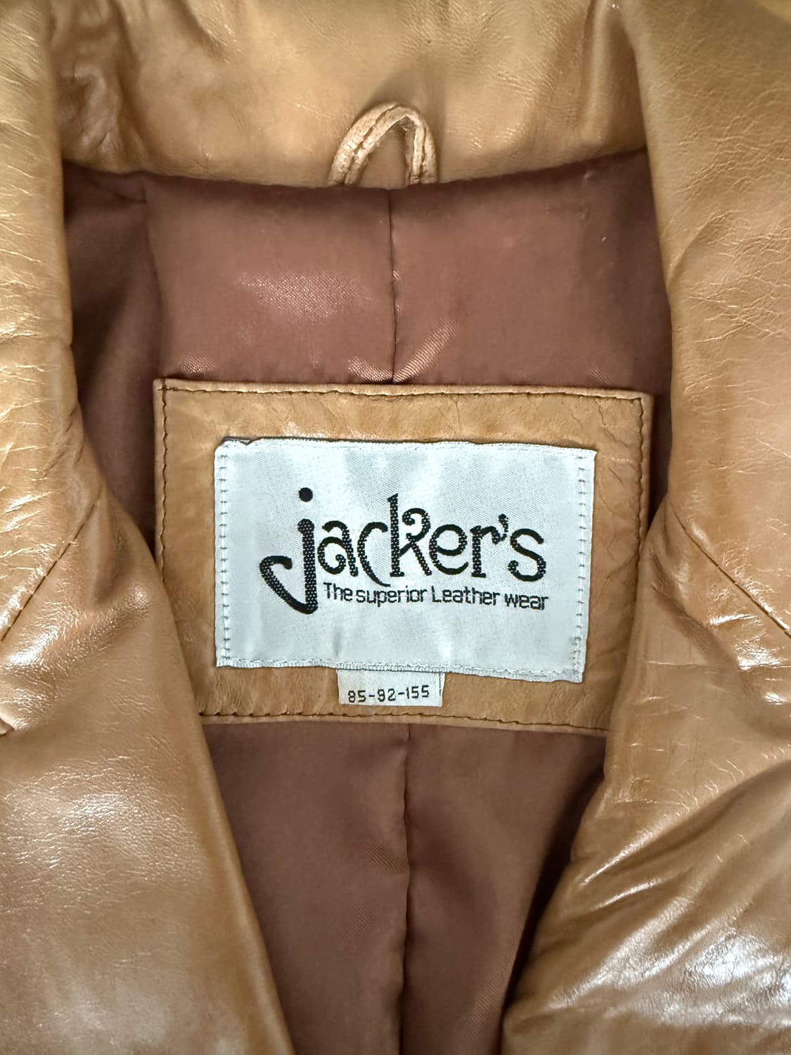 Vintage Jacker's 램스킨 레더 코트 상품이미지6