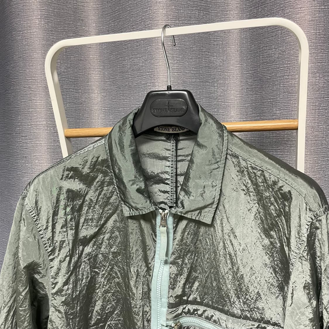 스톤아일랜드 나일론메탈 오버셔츠 자켓 xxl 상품이미지3