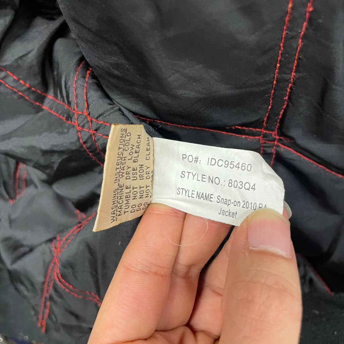 10s 스냅온 Snap-on 스펠 아웃 엘보패치 액티브 워크 자켓 상품이미지9