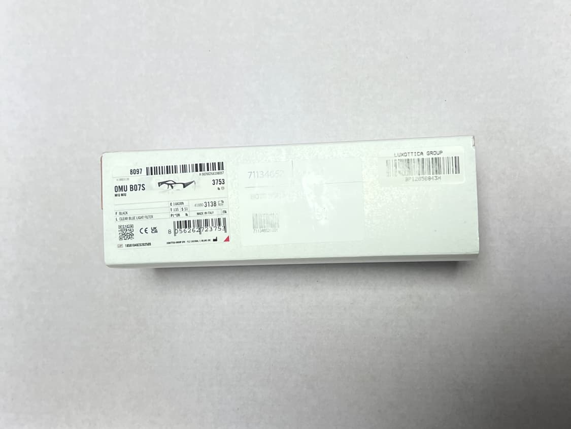 [새상품] 25fw 미우미우 런웨이 선글라스 클리어 렌즈 상품이미지4