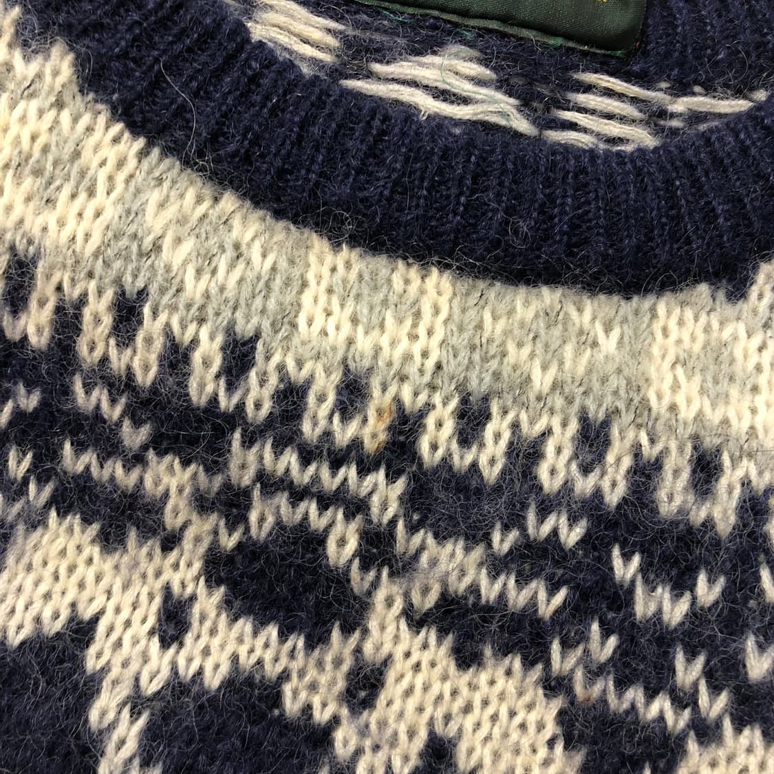 웨스트씨 노르딕 패턴 울 스웨터 상품이미지5