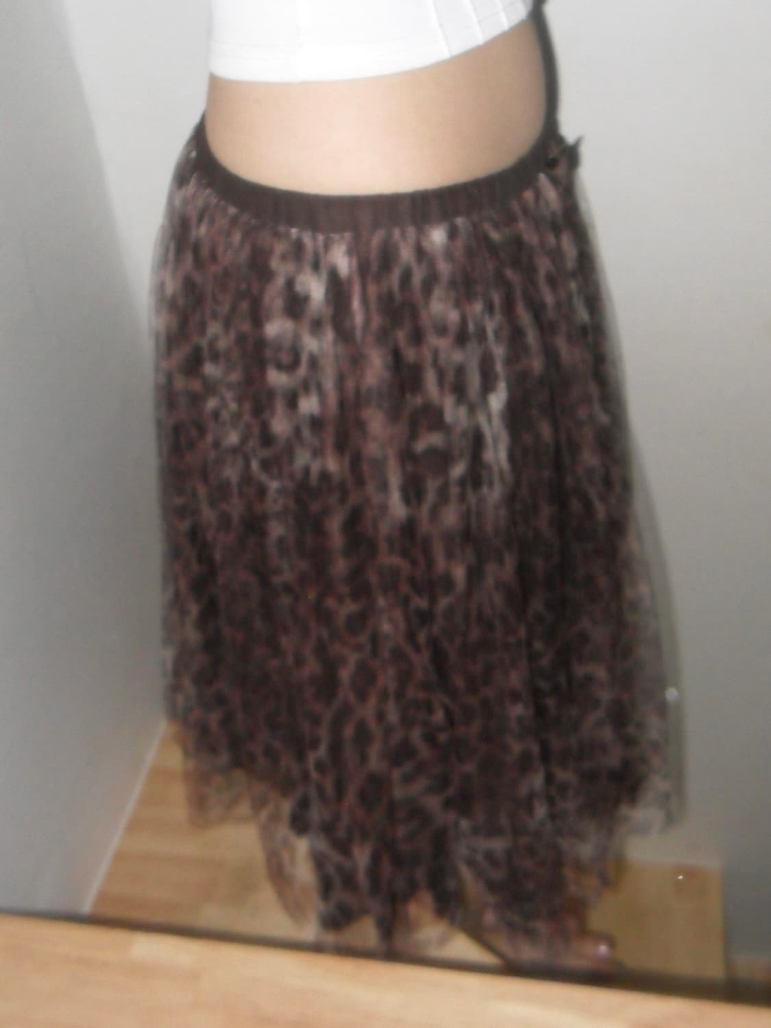 vintage leopard sha skirt 상품이미지1