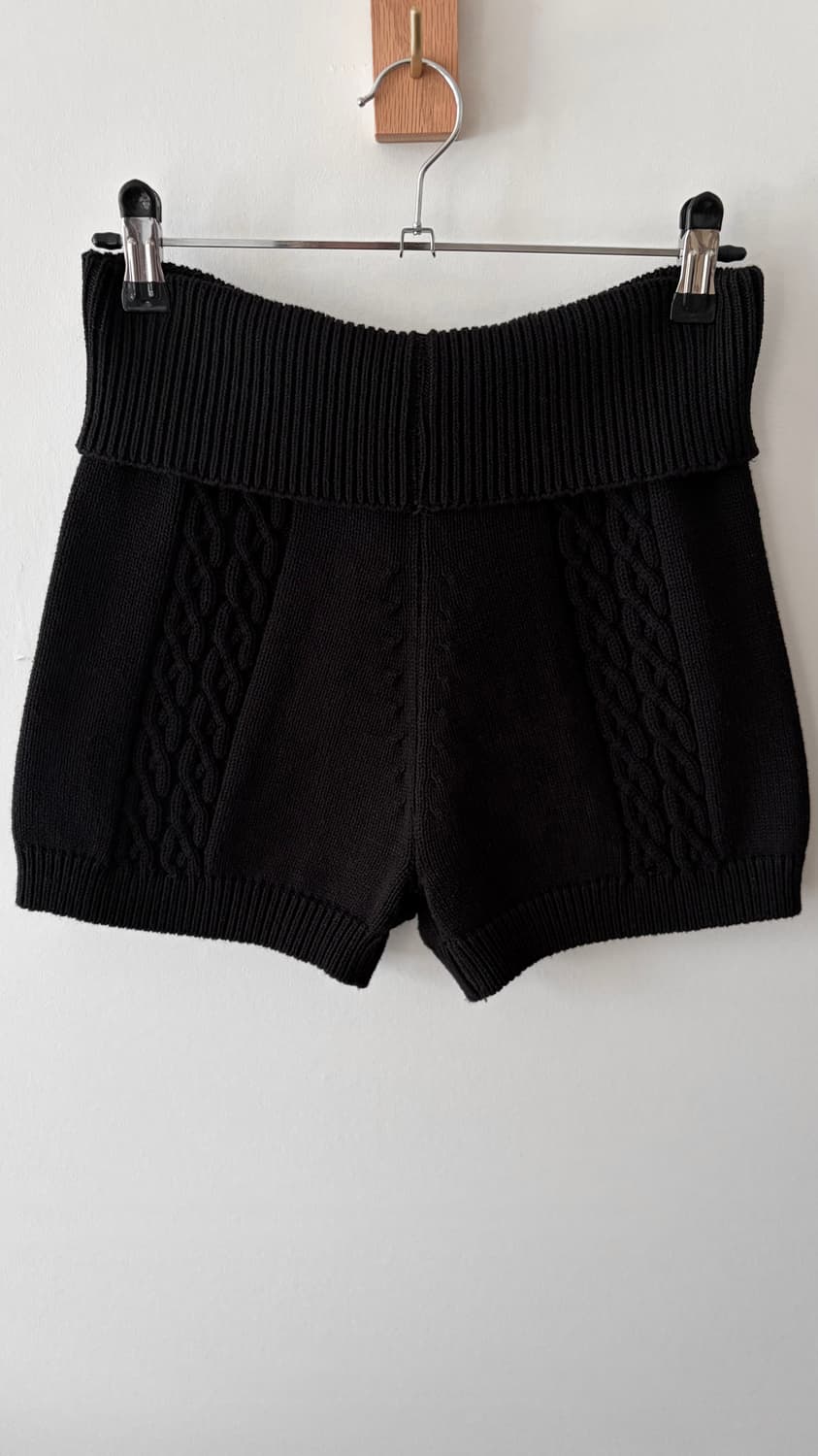 허그유어스킨 케이블 니트 쇼츠 상품이미지8