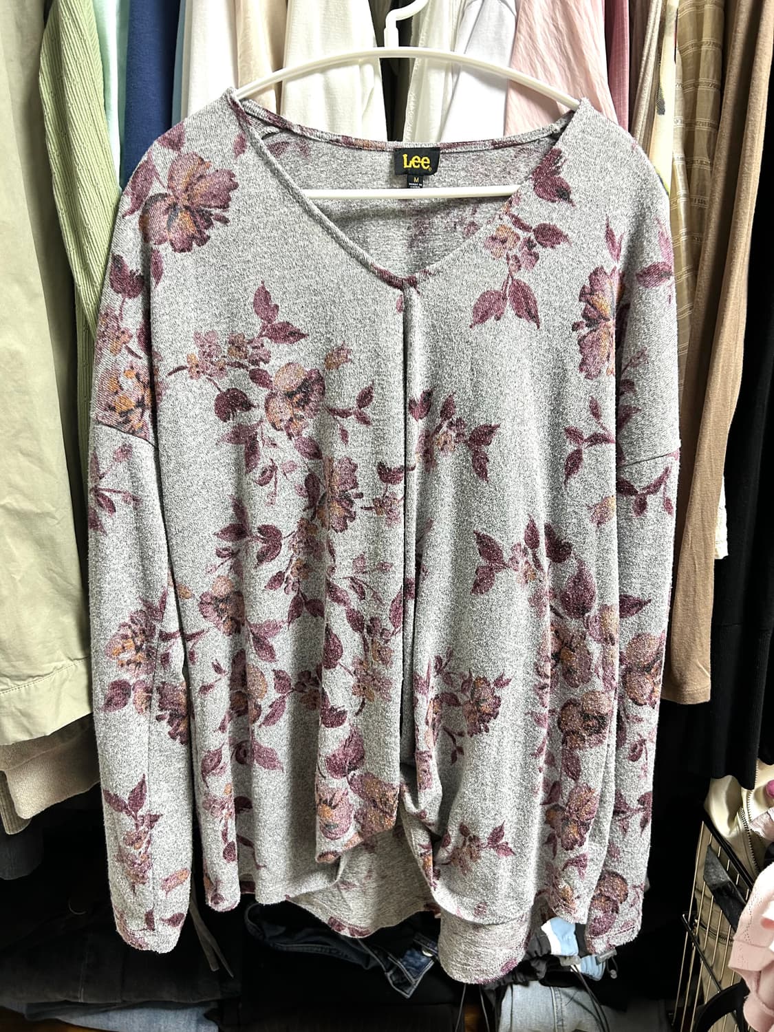 Lee 빈티지 플라워 니트 상품이미지1