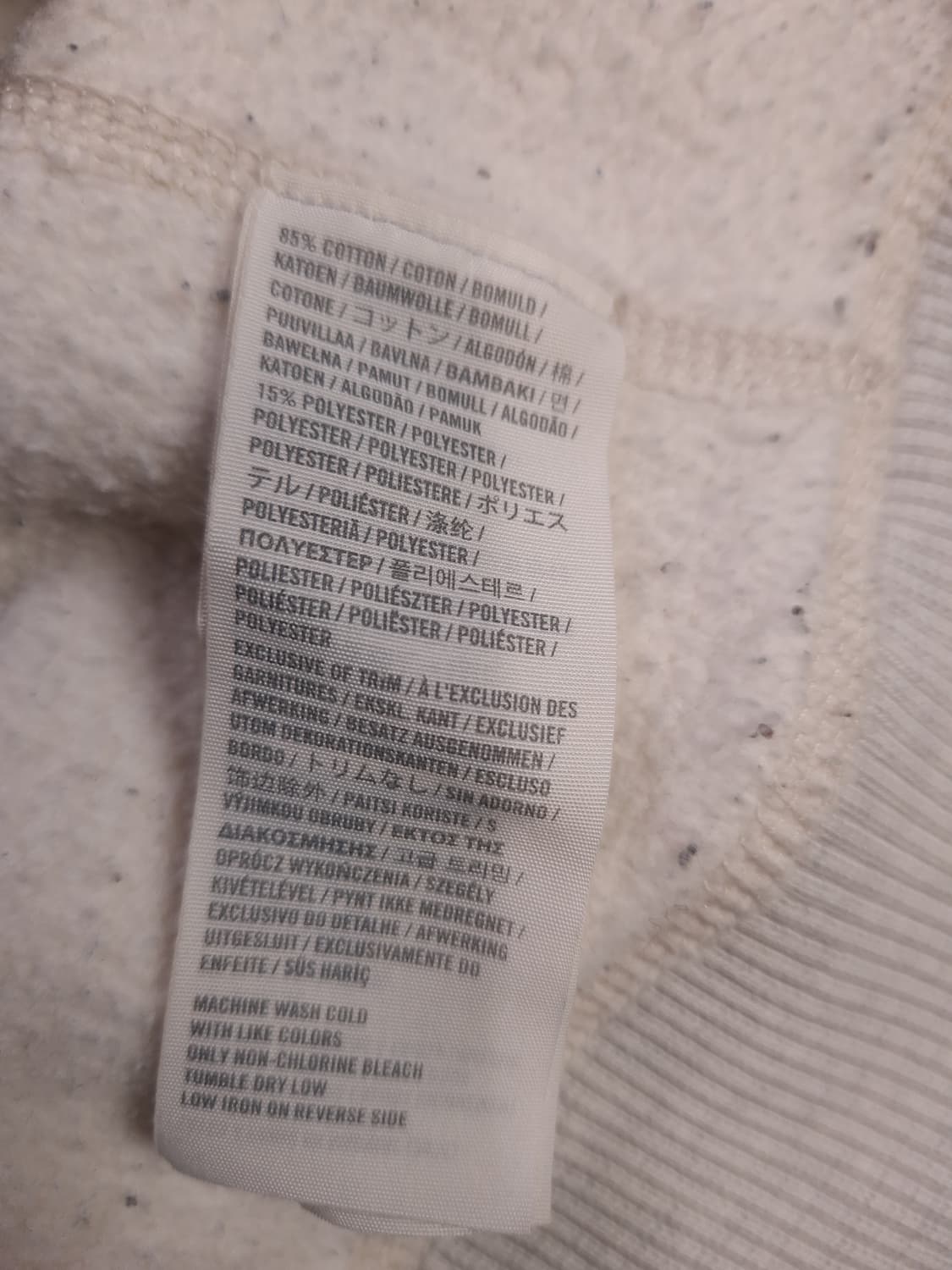 오리지날 아베크롬비 로고 데미지 후드집업 상품이미지5