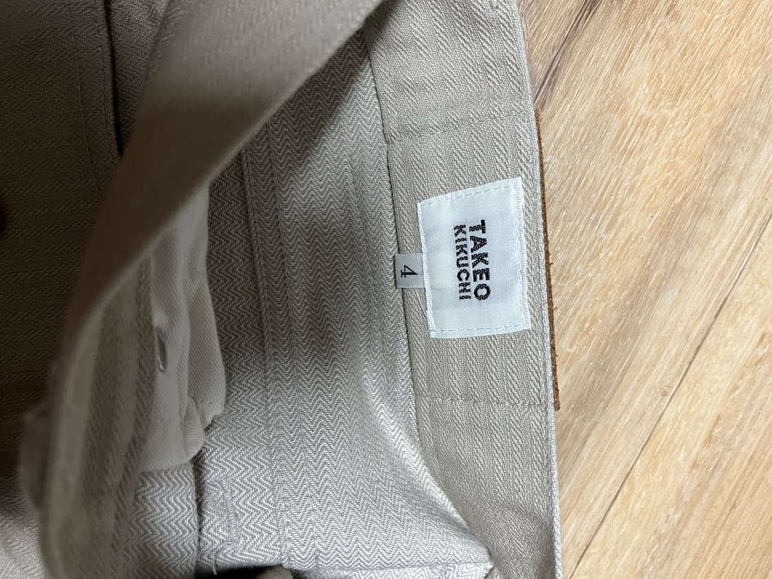 타케오키쿠치 베이지HBT팬츠 상품이미지3