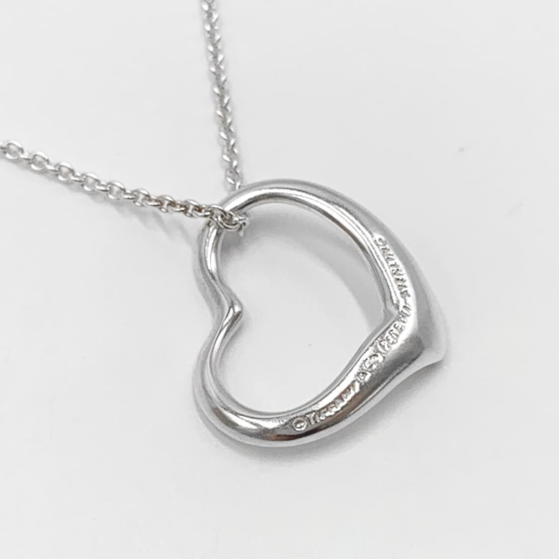 티파니 엘사 퍼레티 오픈 하트 22mm 목걸이 풀구성 NO.90 상품이미지6