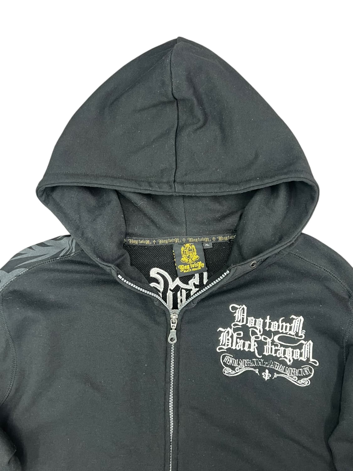 Dog Town black dragon hoodie zip 상품이미지3