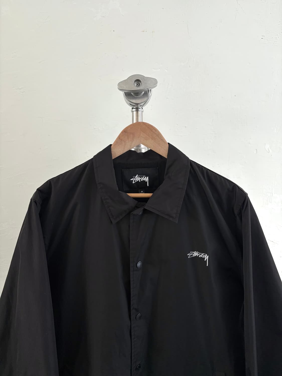 스투시 블랙 클래식 코치 자켓 상품이미지2