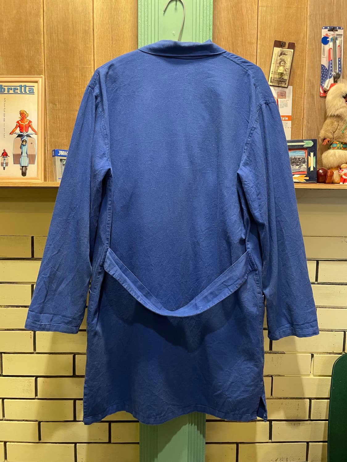 1980–1990s Vintage French Blue Shop Coat 상품이미지6