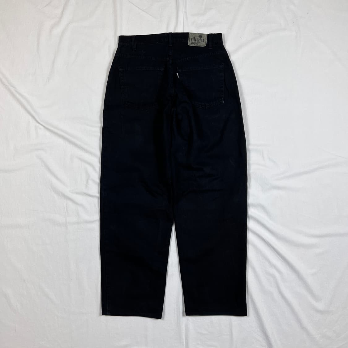 90s 리바이스 실버탭 배기핏 블랙데님팬츠 바지 상품이미지7