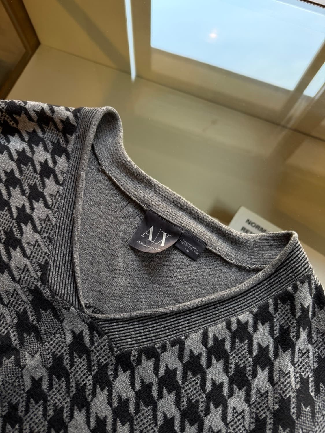 아르마니 익스체인지 브이넥 니트 100 상품이미지7