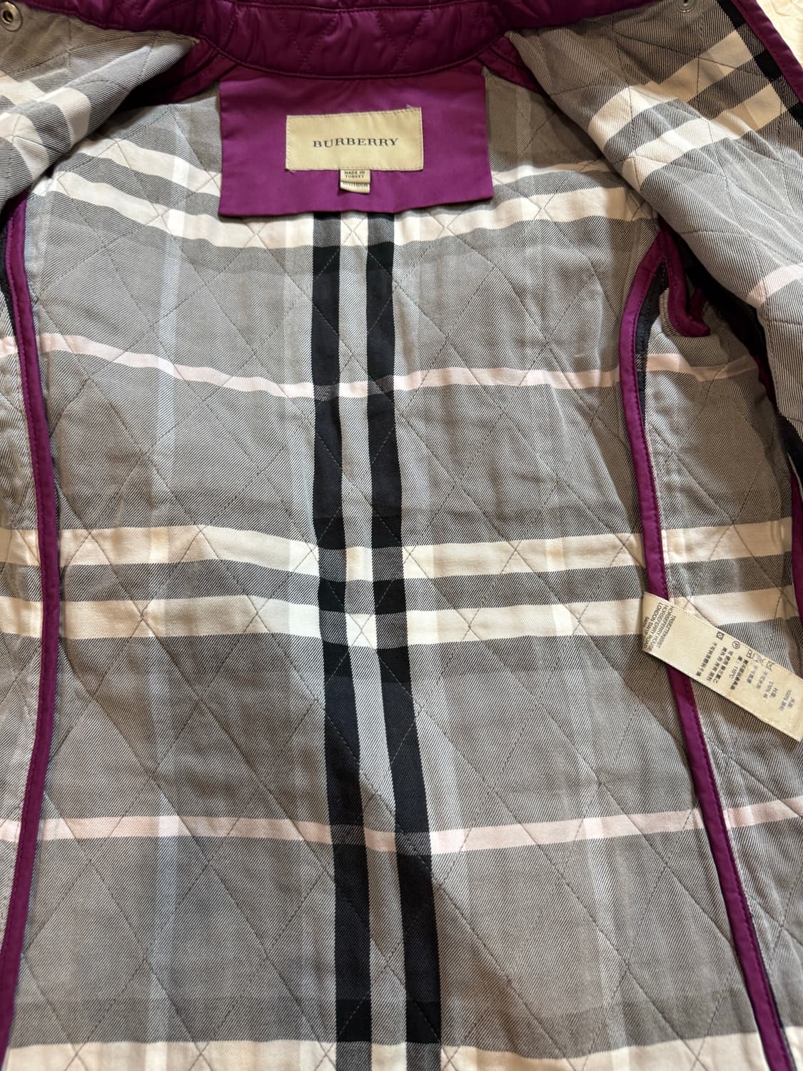 Burberry 버버리 칠드런 퀼팅 자켓 상품이미지3