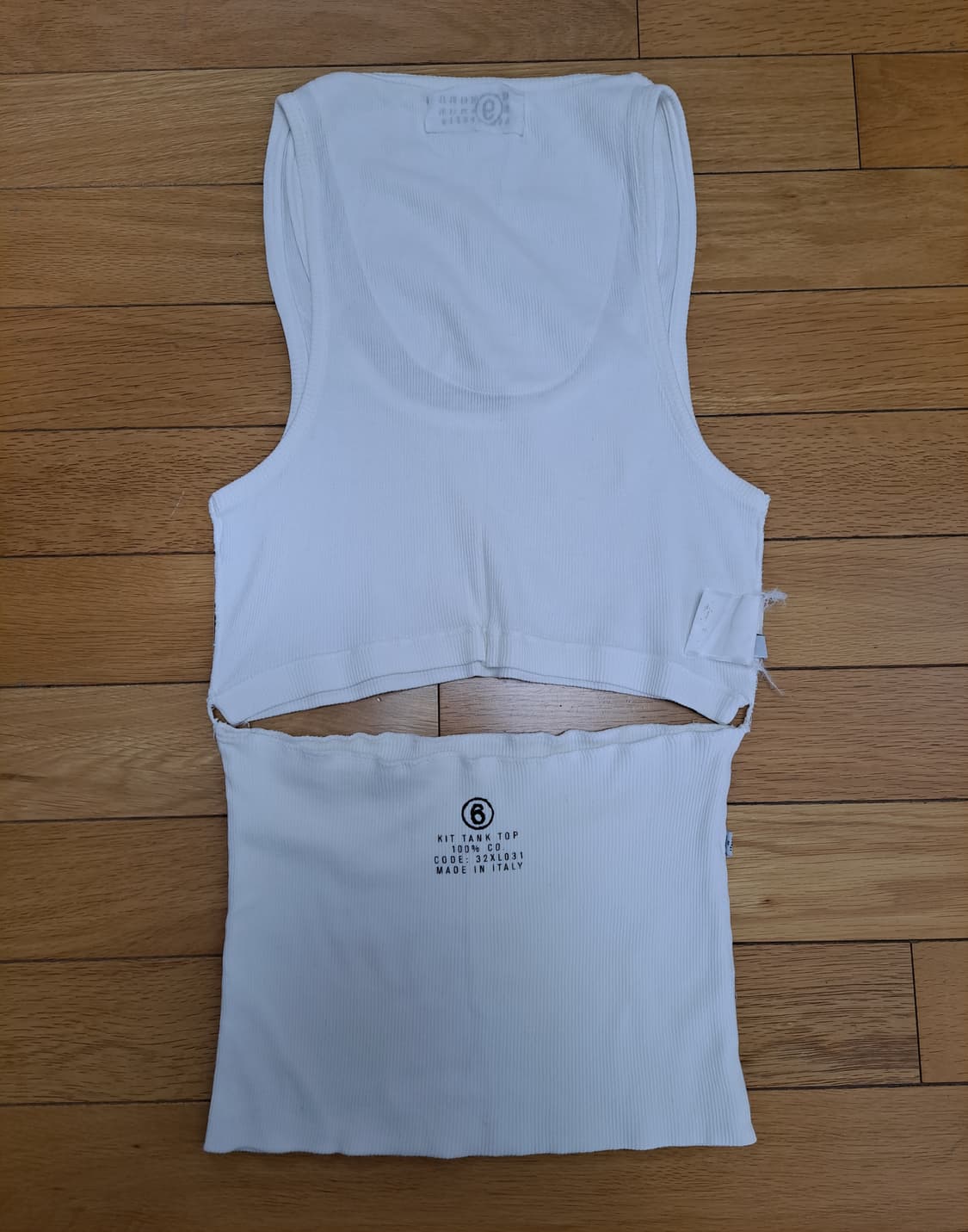 MM6 메종 마르지엘라 여성 립 나시 탑 세트 L 상품이미지2