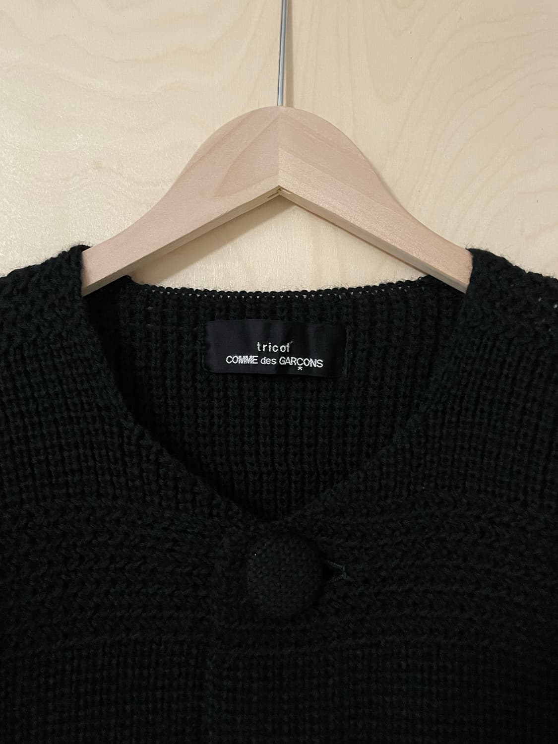 꼼데가르송 트리콧 버튼 가디건 상품이미지5