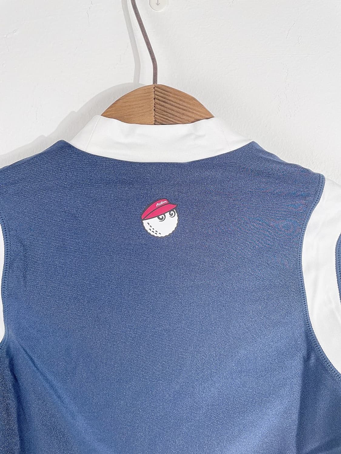 (정품/새상품) 말본 여성 네이비 치어리딩 모크넥 티셔츠 상품이미지4