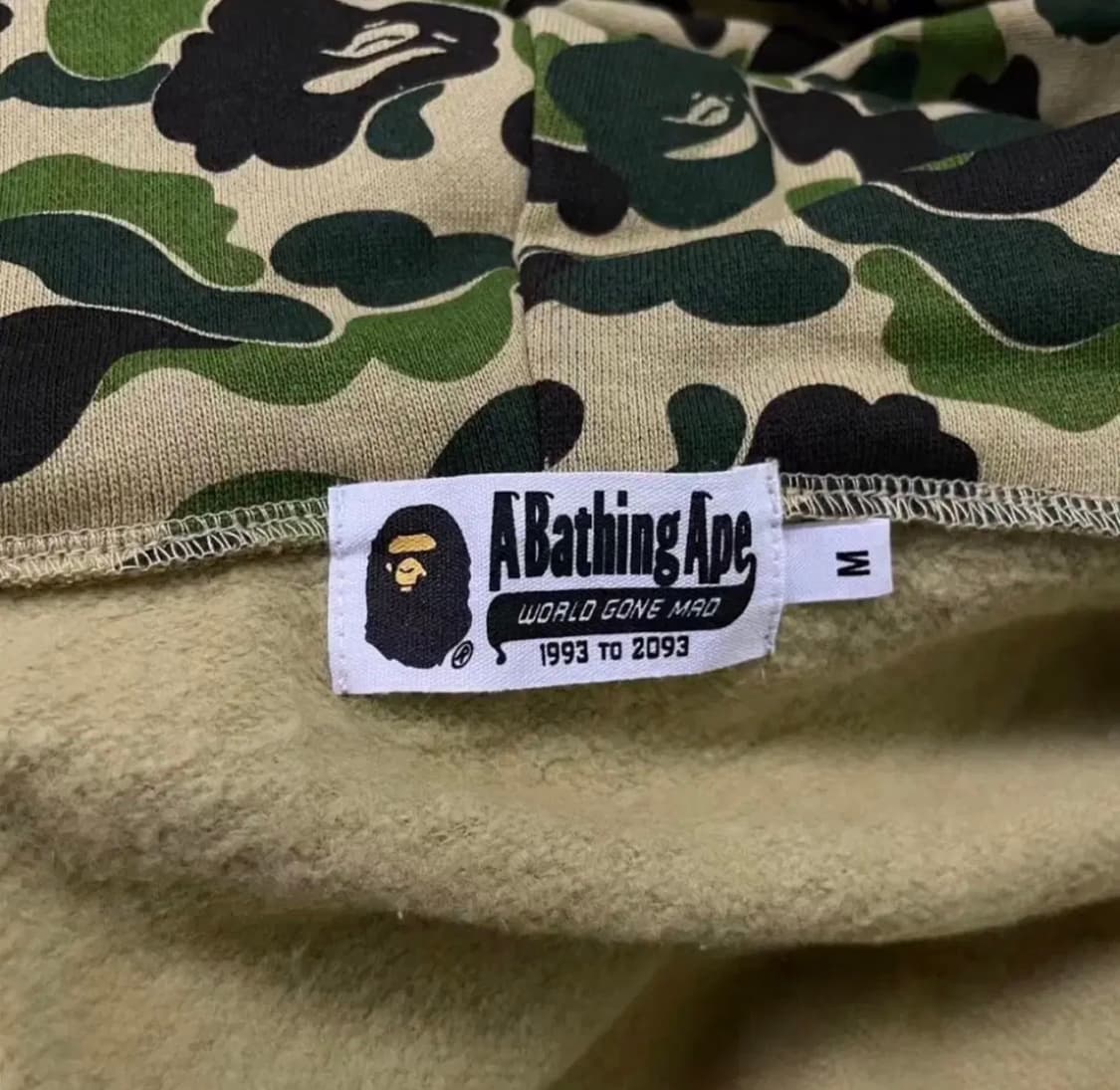 베이프 카모플라주 샤크후드 새상품 상품이미지2