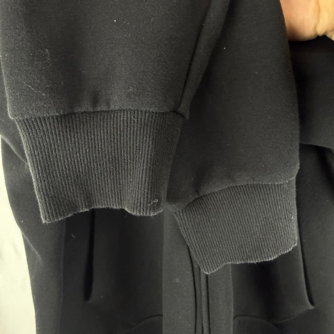 XL) 카파 로고 후드집업 블랙 상품이미지4