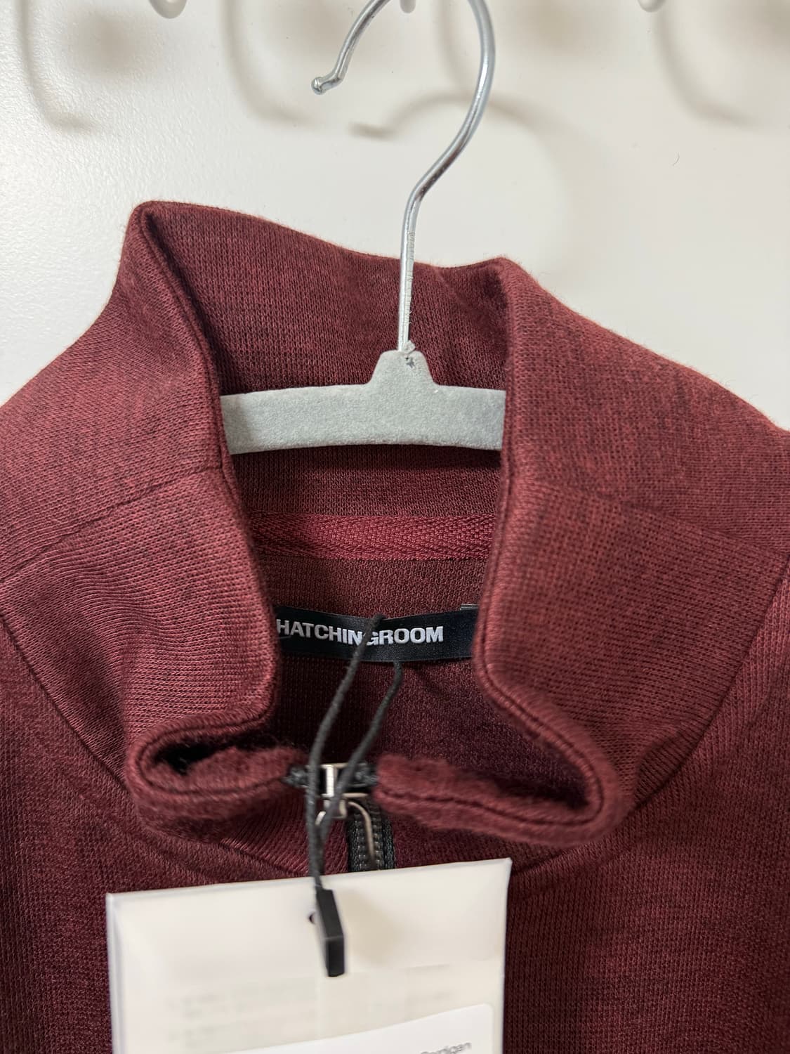 Double Sleeve Track Cardigan Dark Red 4 상품이미지4