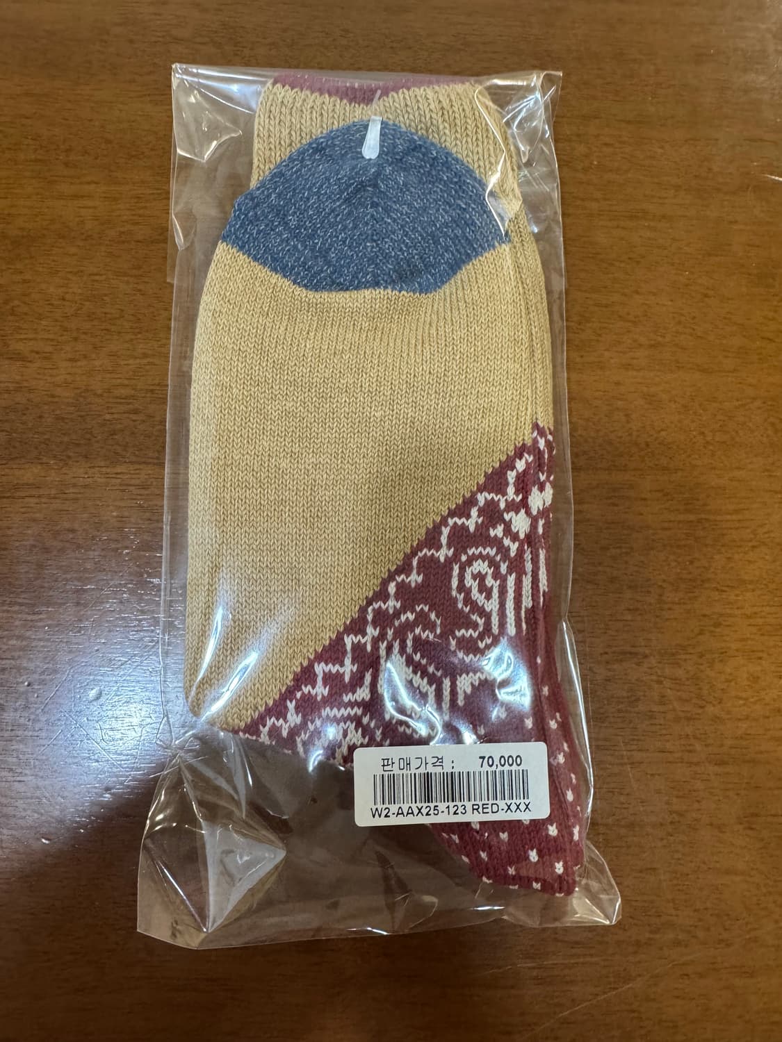 캐피탈KAPITAL 96수 힐 페이즐리 래드 반다나 삭스 양말(새상품) 상품이미지9