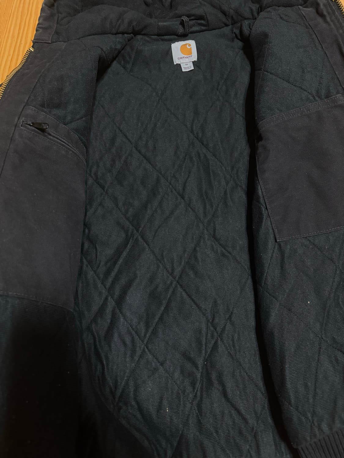 [M] OG 칼하트 J130 BLK 액티브 자켓 블랙 상품이미지6