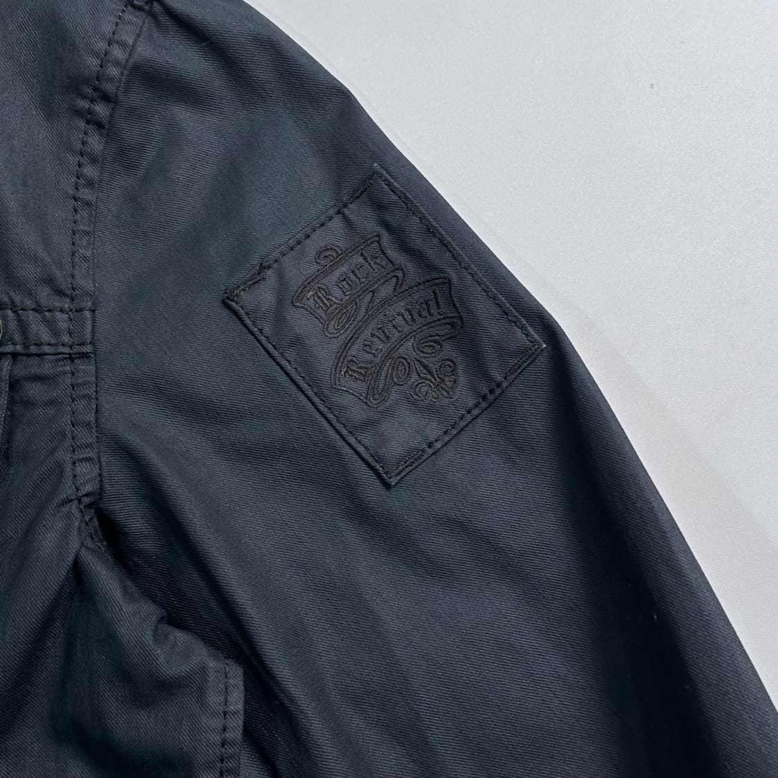 락 리바이벌 왁스드 코튼 스티치 트러커 자켓 상품이미지4