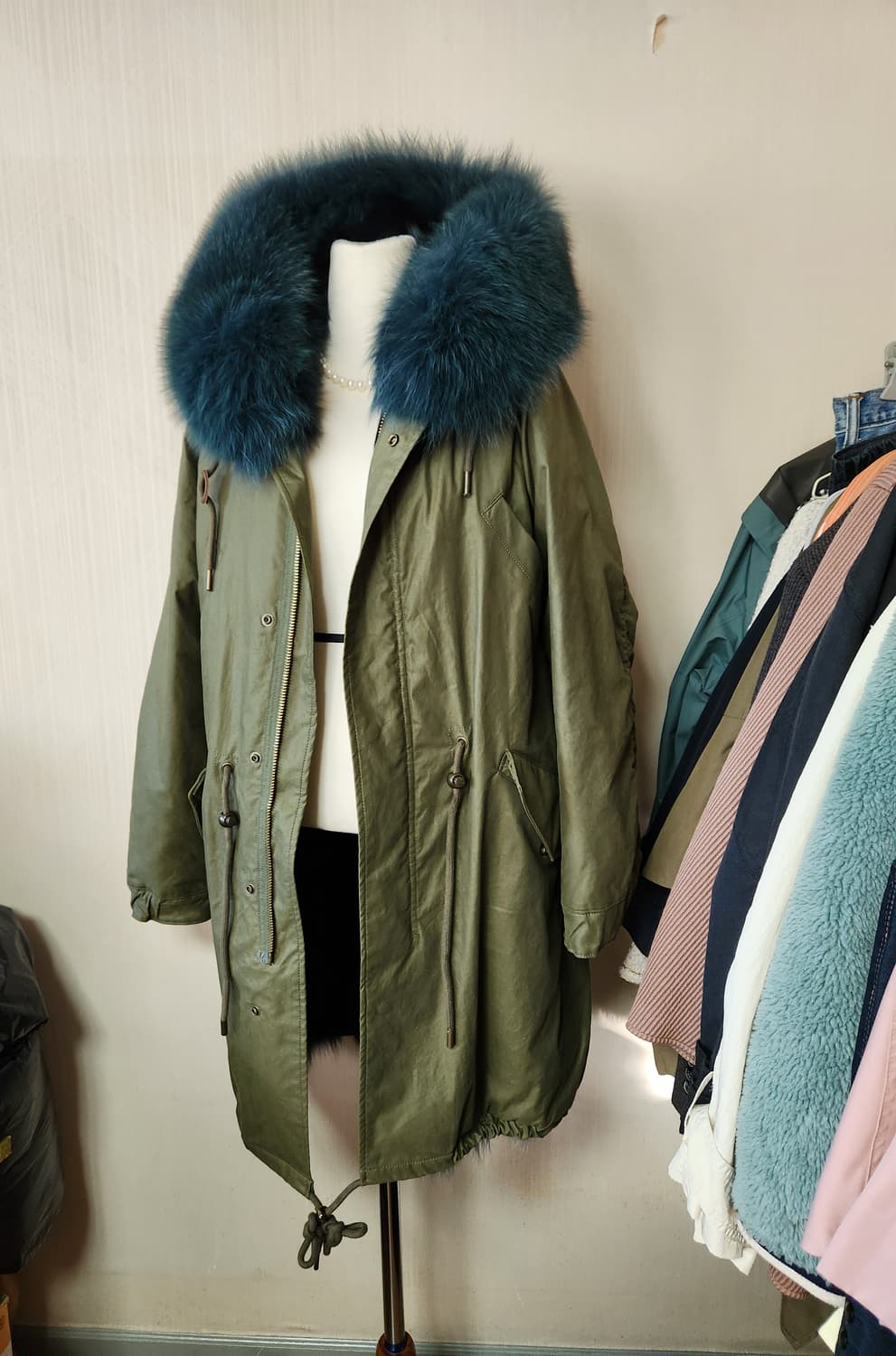 furs66 사가폭스 빅후드 야상 100만원대 구입 상품이미지3