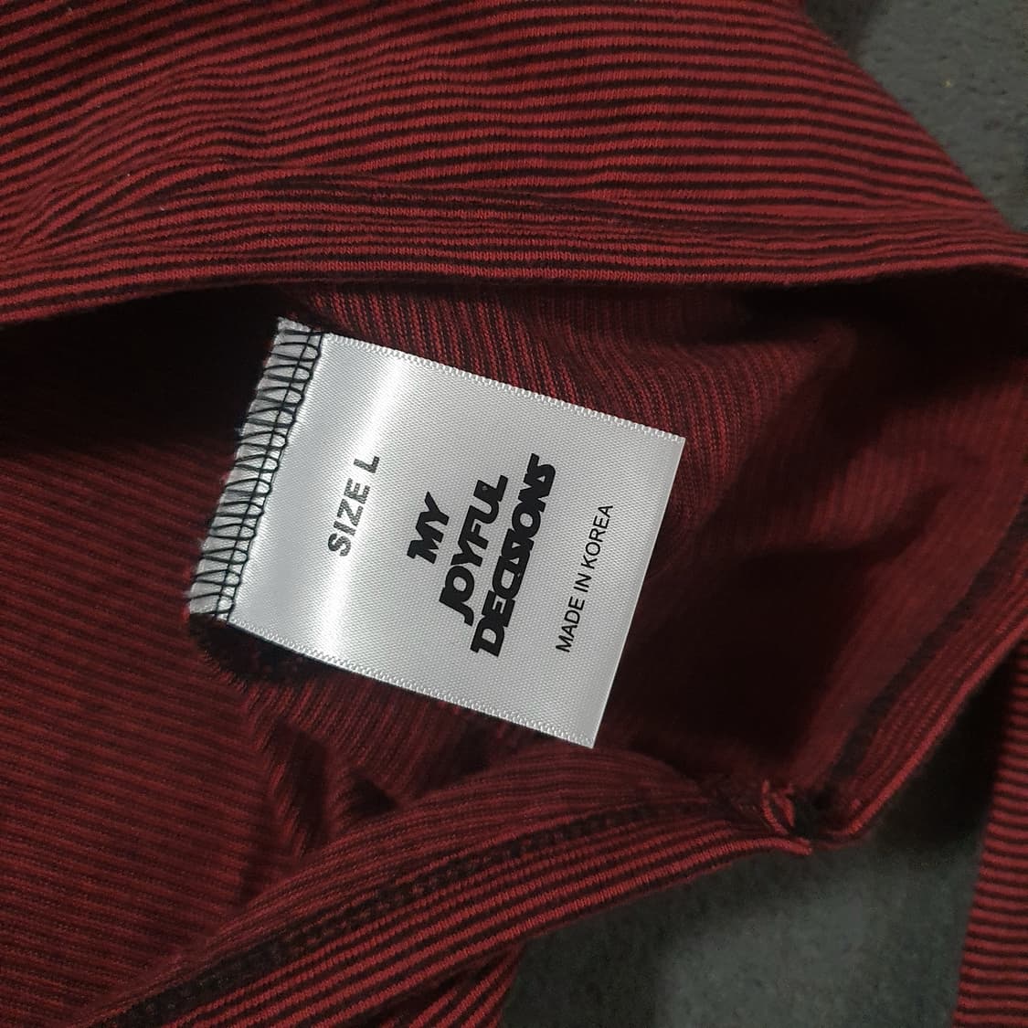 MJD 엠제이디 롱슬리브 L 상품이미지6