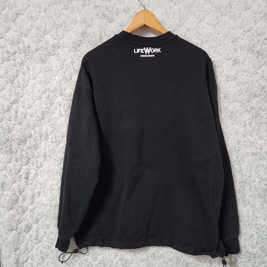 H595 [M] 라이프워크 남성 오버핏 맨투맨 티셔츠 상품이미지3