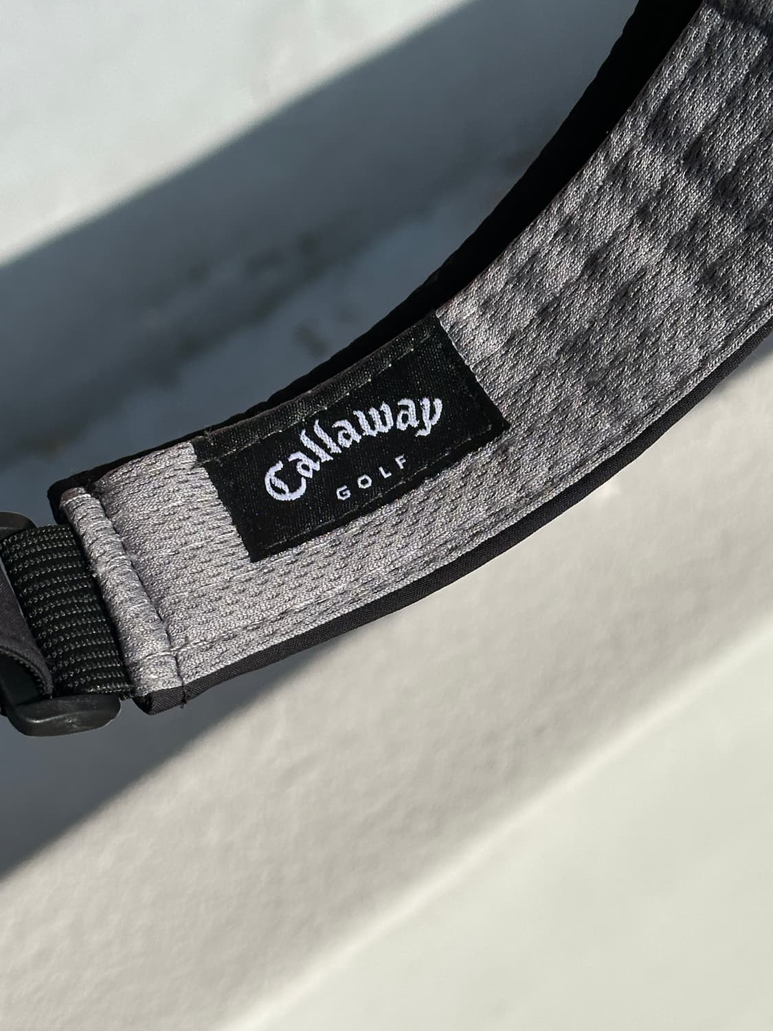 [F] 캘러웨이 로고 블랙 썬캡 썬바이저 모자 골프 상품이미지8