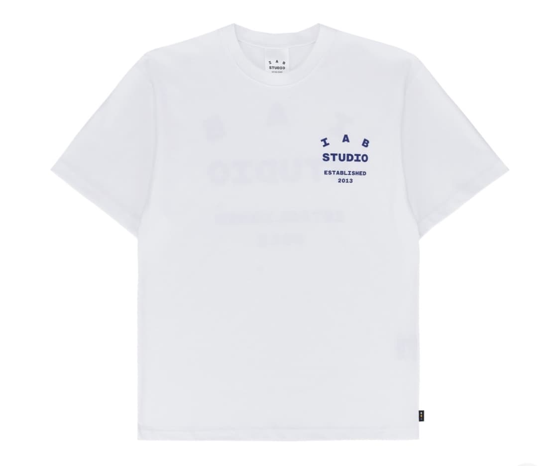 아이앱스튜디오 26 아이앱 티셔츠 화이트 네이비 L 상품이미지2