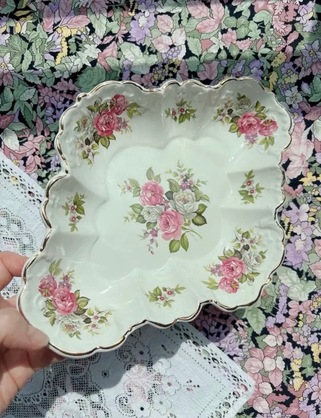 영국 제임스켄트 올드폴리 하모니로즈 서빙볼 상품이미지3