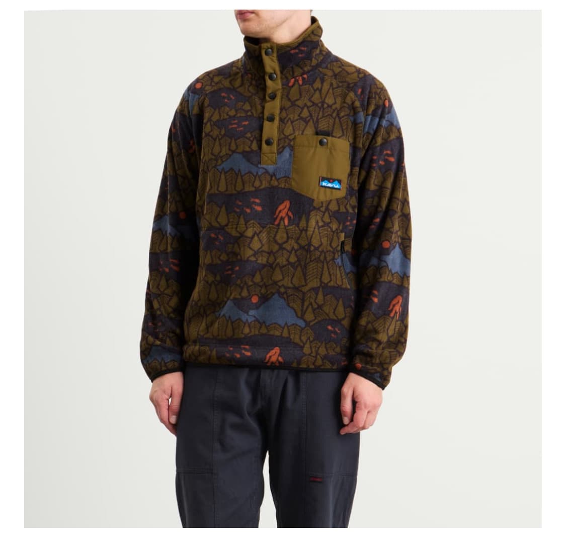 KAVU TEANNAWAY FLEECE (SASQUATCH NIGHT) 상품이미지1