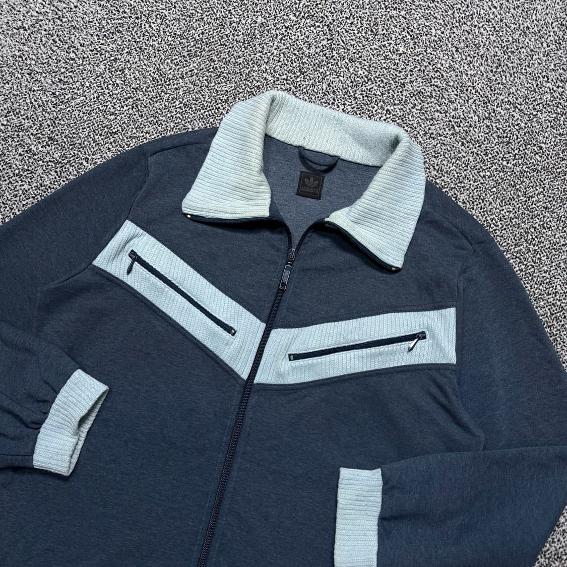 Name : 아디다스 하단 포인트로고 하늘색 시보리 져지 :)  상품이미지2