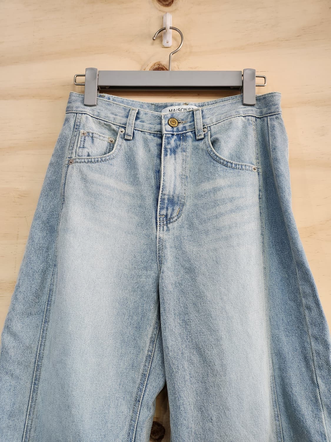 688) 메종스탭 와이드핏 청바지 상품이미지4