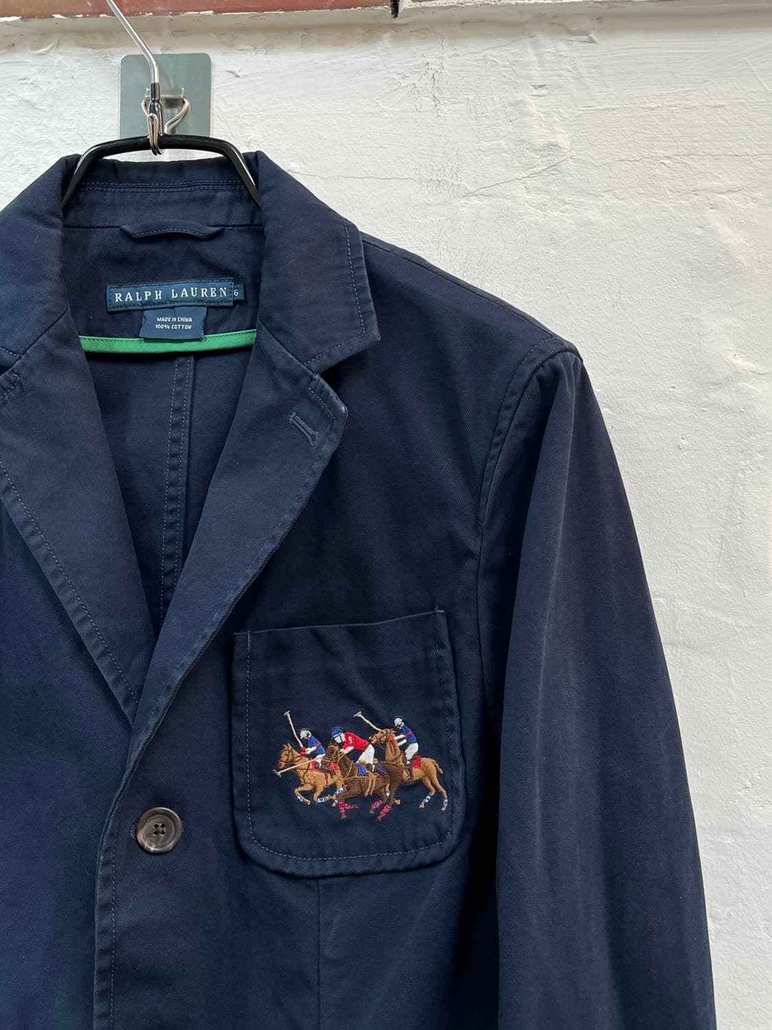 Ralph Lauren 트리플 포니 코튼 블레이저 6 상품이미지3