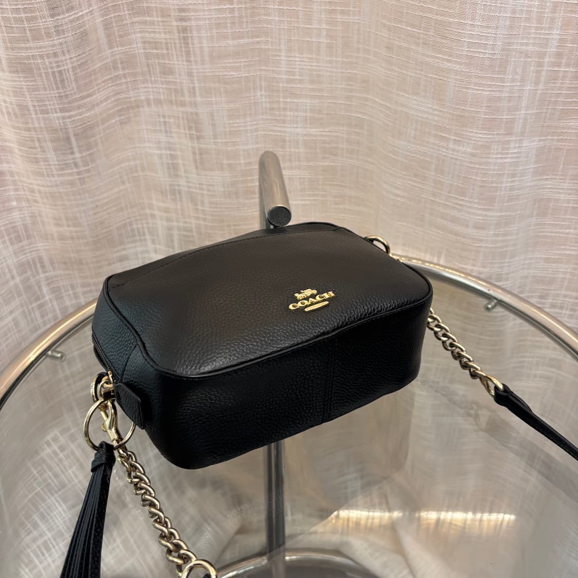정품 코치 태슬 카메라 크로스백     상품이미지7